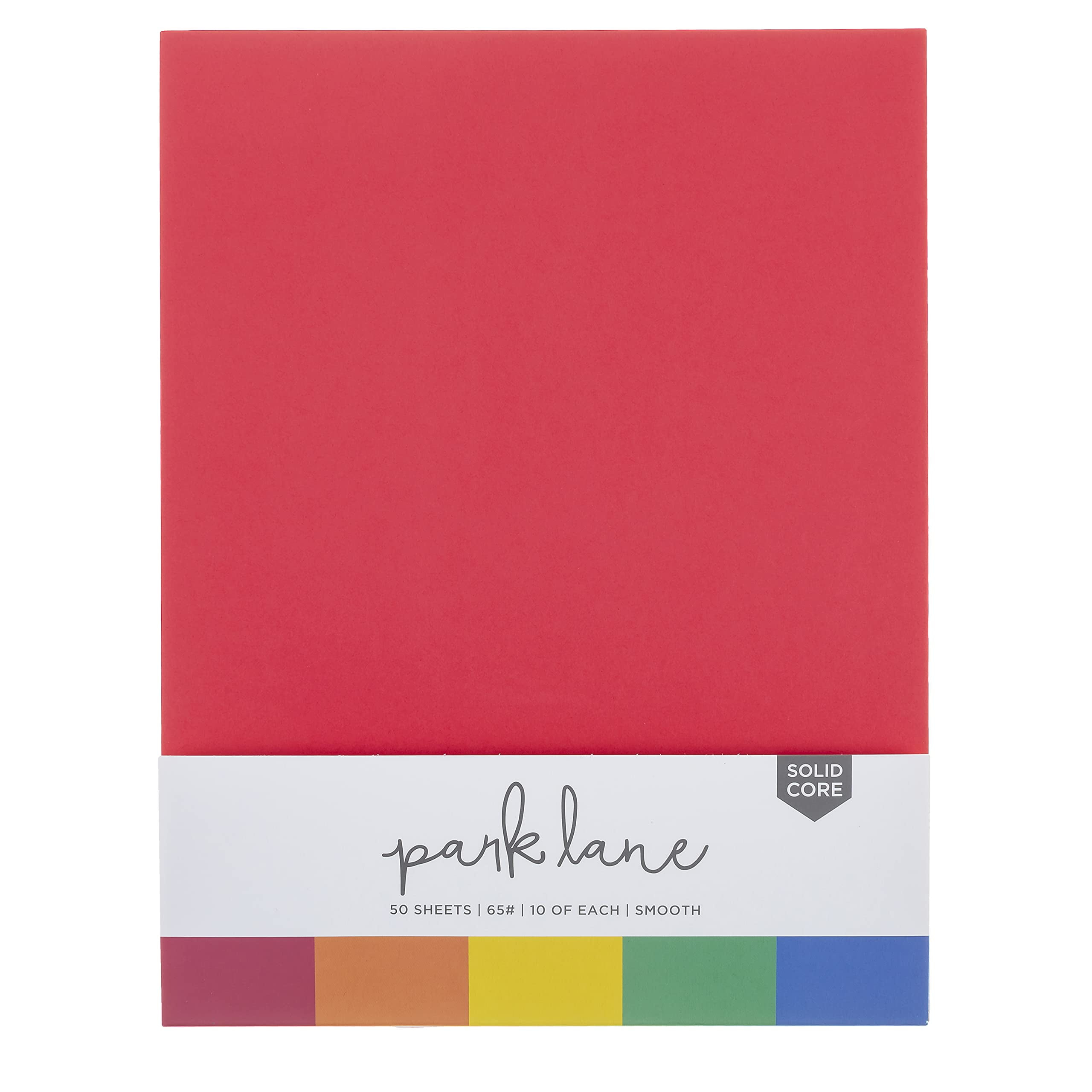 Card stock paper 8.5 X 11 ( 65 # ) 5 colorful sheets 271763