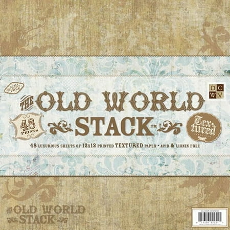 DCWV Card Stock, Assorted Colors, 12in x 12in, 48 Sheets
