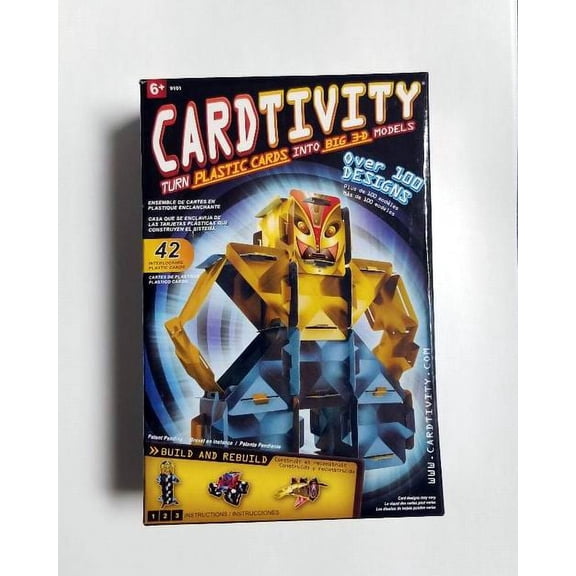 Cardtivity 42pc piece 3D Model Card Building Set