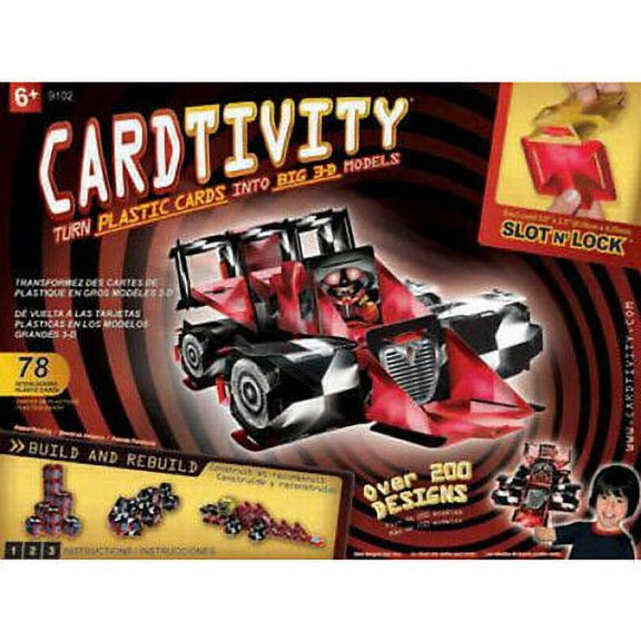 Cardtivity 78pc piece 3D Model Card Building Set