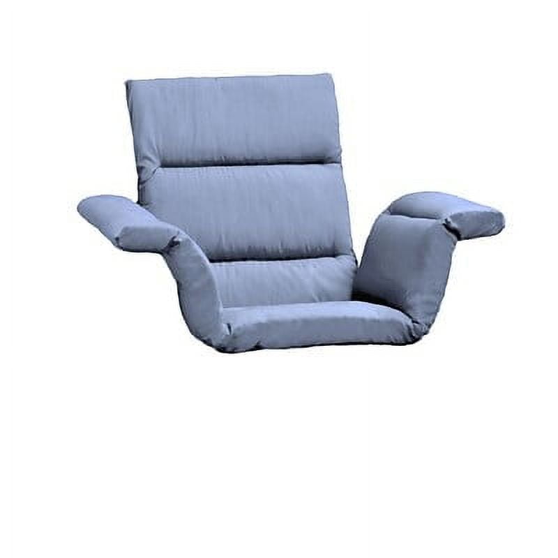 Light Blue Soft Polyester Pressure Reducing Chair Cushion