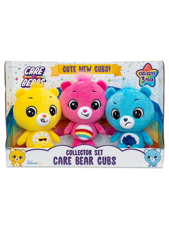 Care Bear Cubs 8 Inch Plush 3-Pack - Soft Huggable Material!