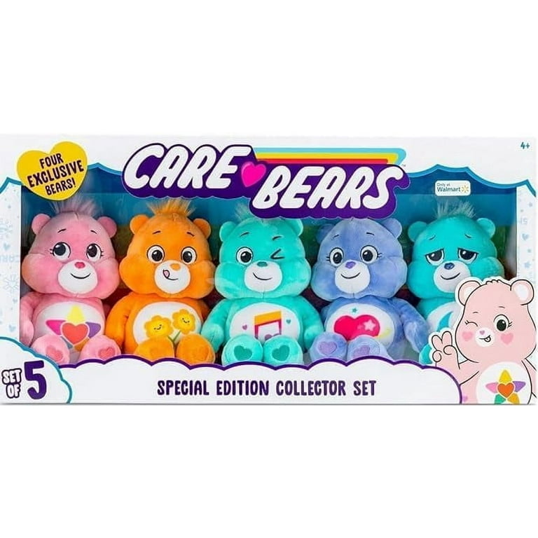 Care Bear Plush Treasure Box 5 Pack Value Set Special Edition