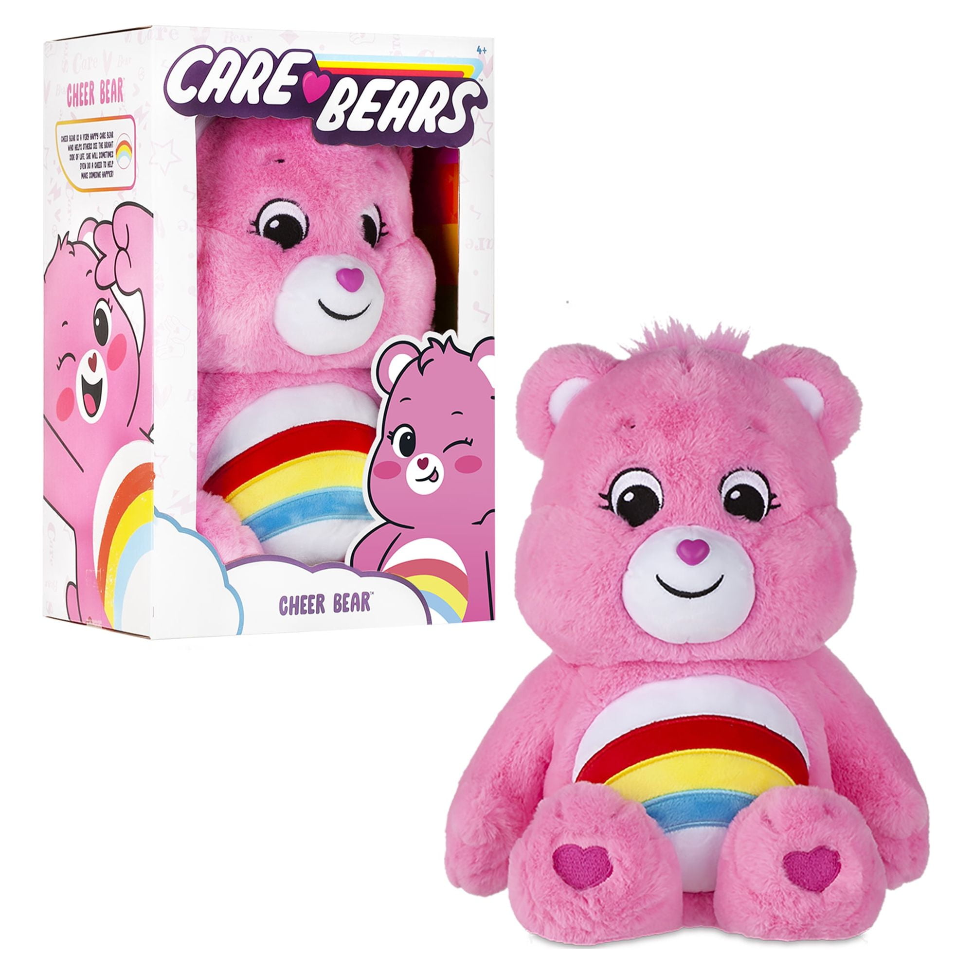 Care Bears 14 Plush - Cheer Bear - Soft Huggable Material!