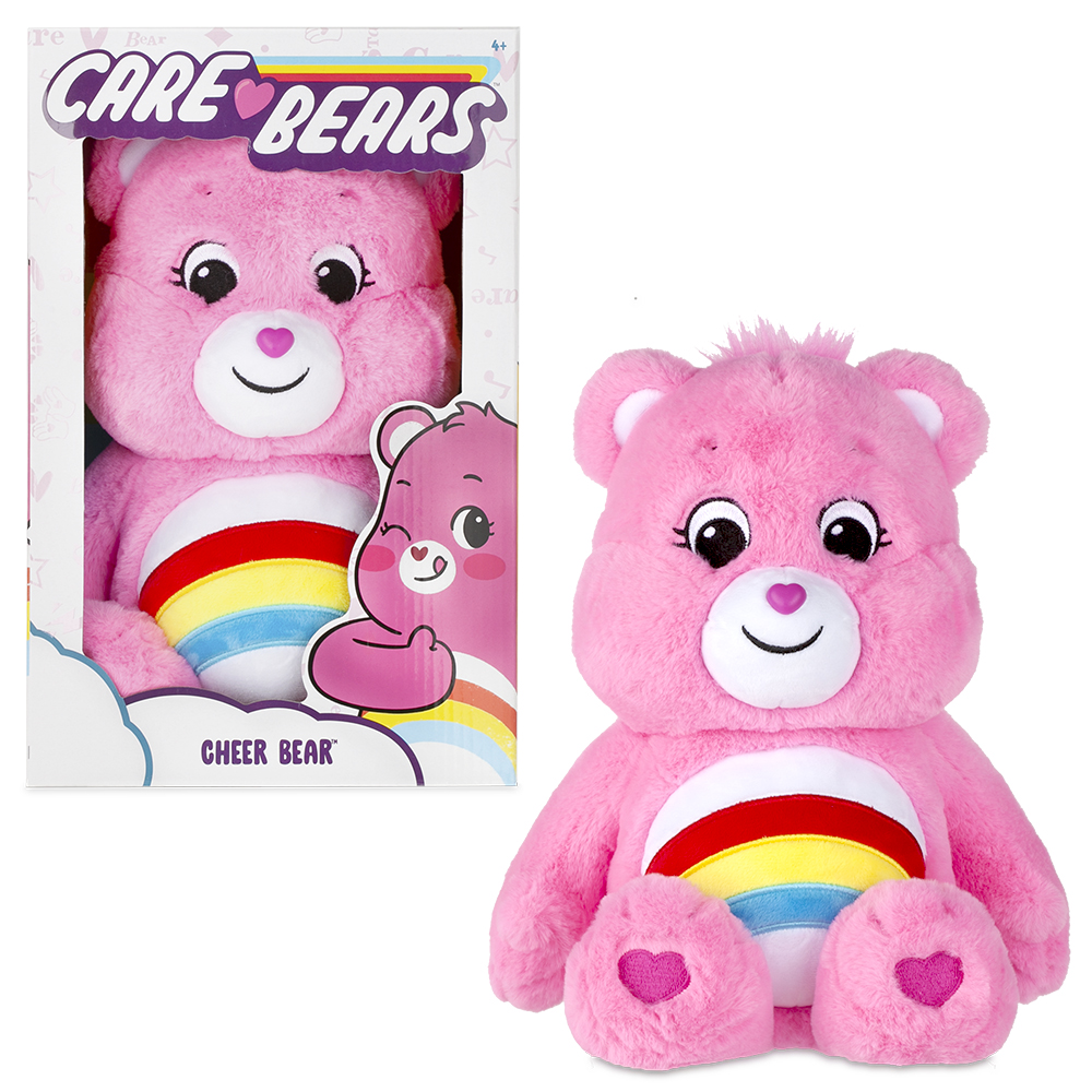 Care Bears 14" Plush - Cheer Bear - Soft Huggable Material! - image 1 of 13