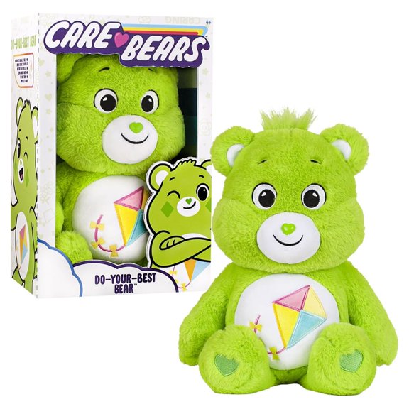 Care Bears 14" Plush - Do Your Best Bear - Soft Huggable Material!