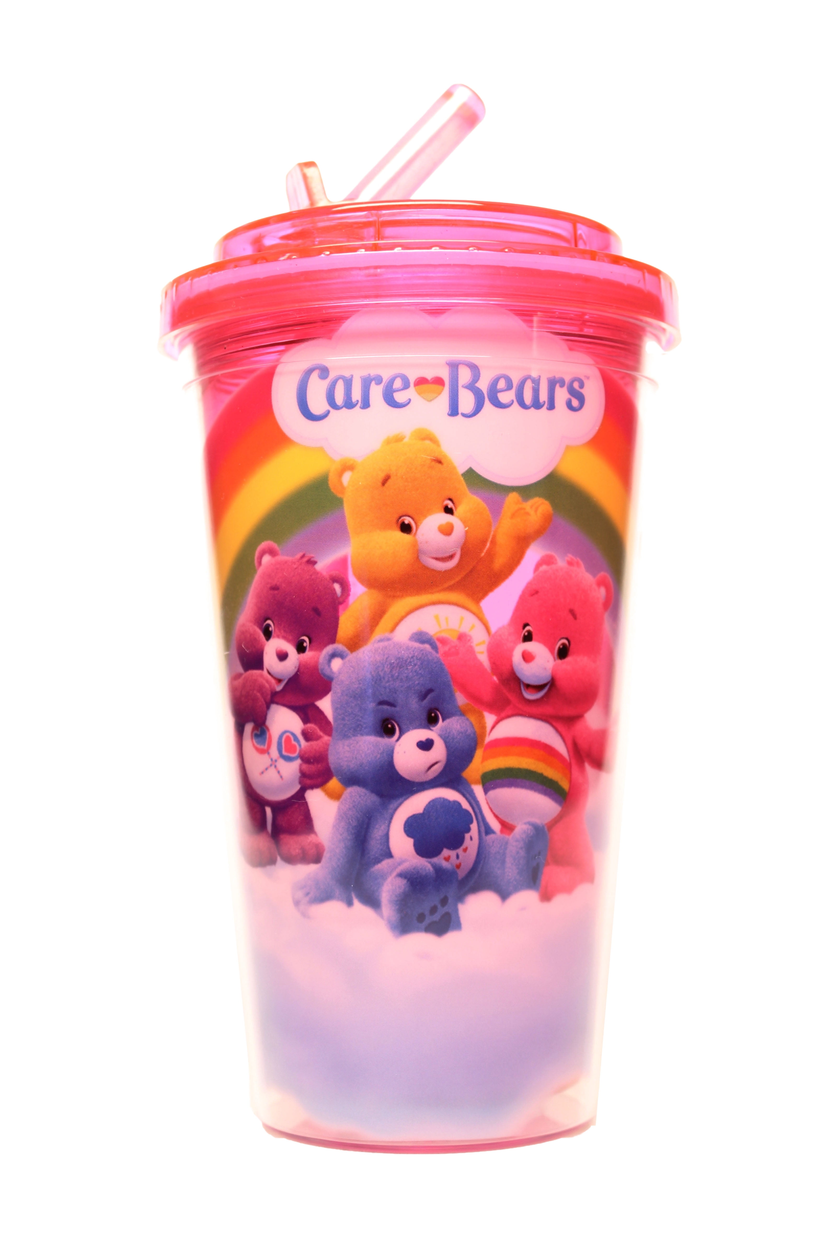 Care Bears 16 oz Flip Straw Cold Cup