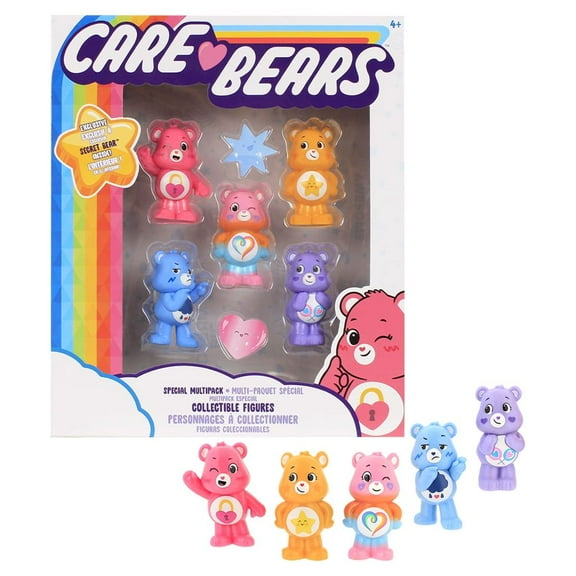 Care Bears - 2" Collectible Figures Multipack - 5 Care Bears in One Pack - Including Togetherness Bear!