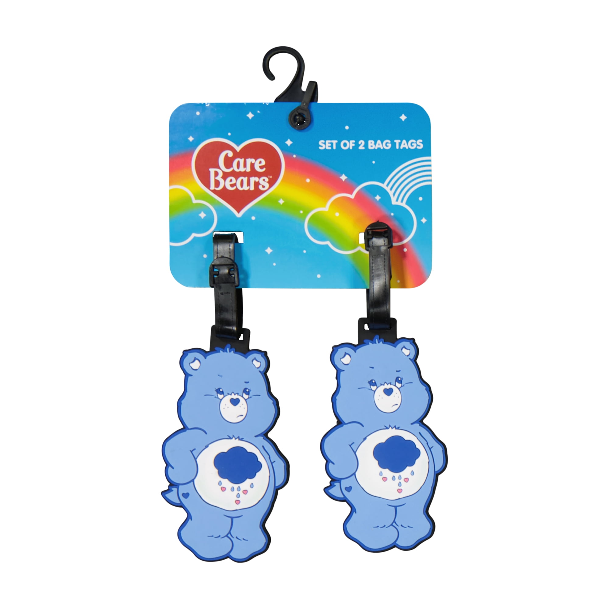 Care Bears 2-Piece Suitcase ID Tag Set with Adjustable Straps, Blue
