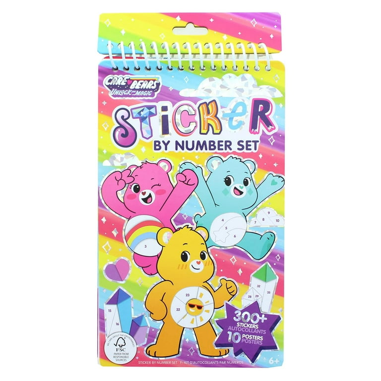 Care Bears 300+ Sticker By Number Activity Set 