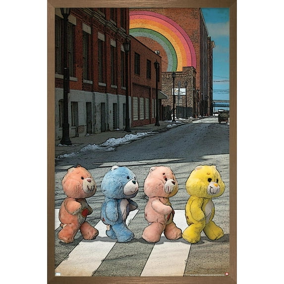 Care Bears - Abbey Road Wall Poster, 14.725" x 22.375" Framed