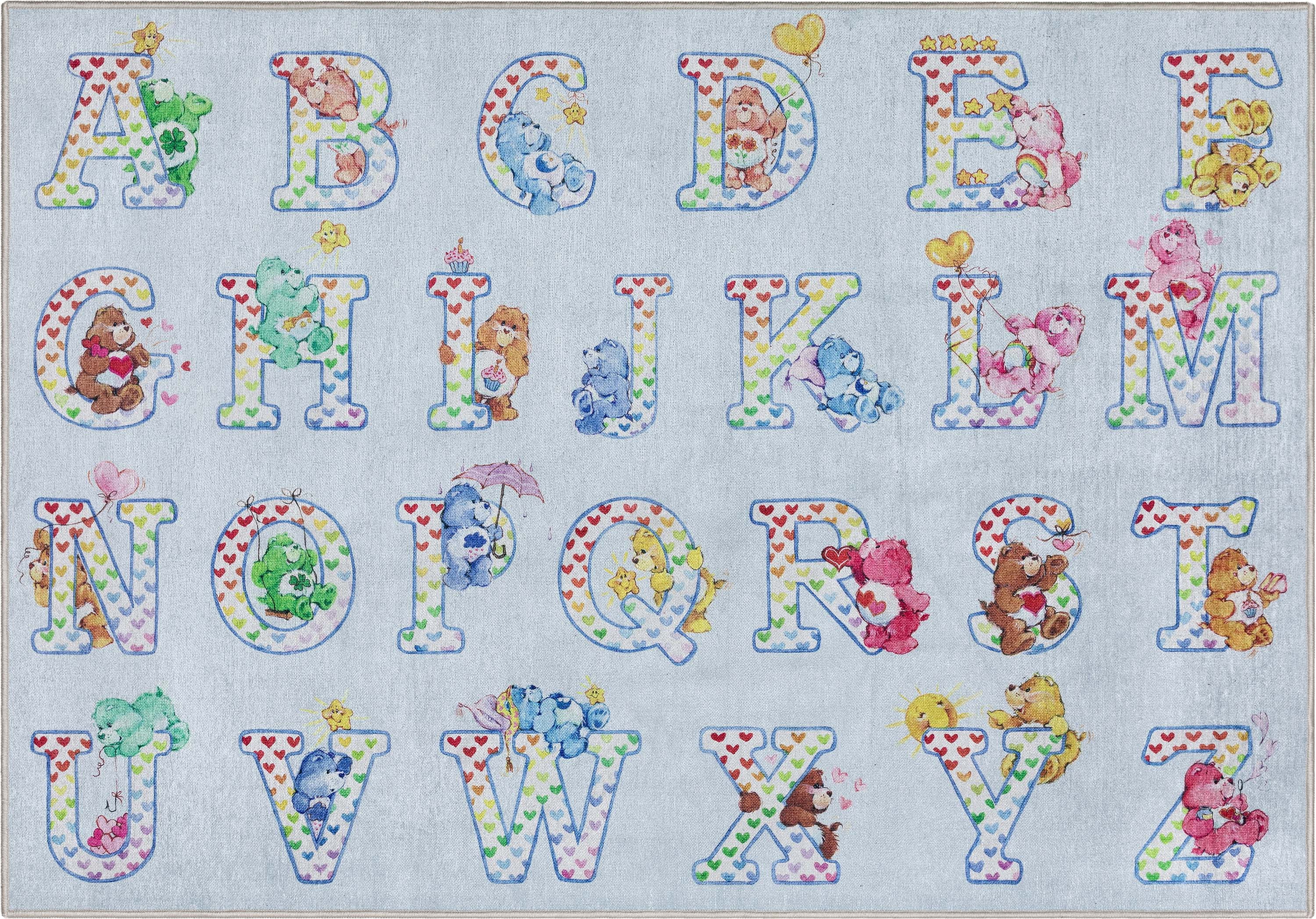 Care Bears Alphabet Baby 6' x 9' Multi Area Rug By Well Woven
