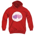 thumbnail image 1 of Care Bears Always There Bear Belly Youth Kids Boy/Girls Pull-Over Hoodie, Red, X-Large, 1 of 3