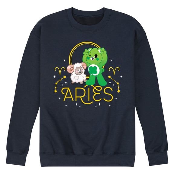 Care Bears - Aries Good Luck Bear -Men's Crew Fleece Sweatshirt