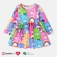 thumbnail image 1 of Care Bears Baby Girls Dresses Allover Print Character Long-sleeve Dress Sizes 0/3-18M, 1 of 7