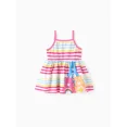 thumbnail image 1 of Care Bears Baby Girls Dresses Colorful Striped Cami Summer Dress Sizes 3-24 Months, 1 of 7