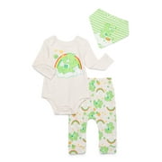 LICENSE Kermit the Frog Baby Saint Patrick's Day Layette Gift Set, 2-Piece, Sizes Newborn-6/9 Months