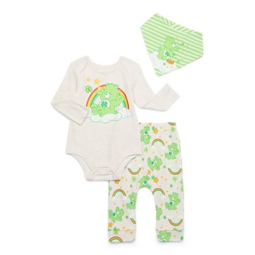 Care Bears Baby Saint Patrick's Day Layette Gift Set, 3-Piece, Sizes Newborn-12 Months