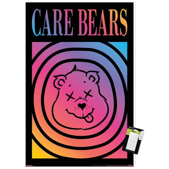 Care Bears: Band Art - Grunge Bear Vibes Wall Poster, 22.375" x 34"