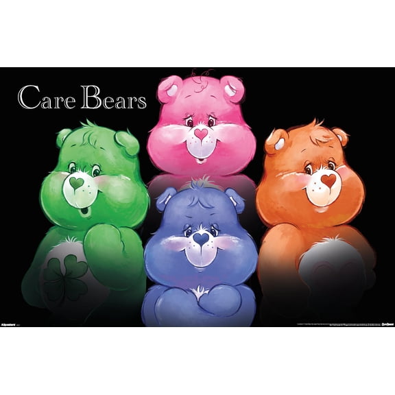 Care Bears: Band Art - Royal Bear Rock Wall Poster, 14.725" x 22.375"