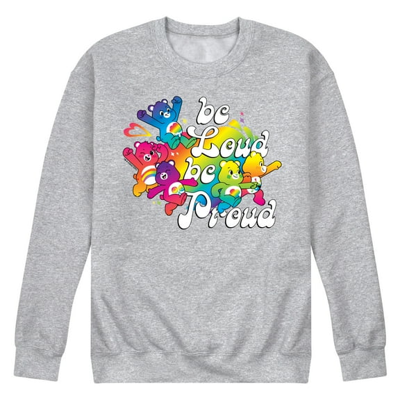 Care Bears - Be Loud Be Proud - Men's Crew Fleece Sweatshirt