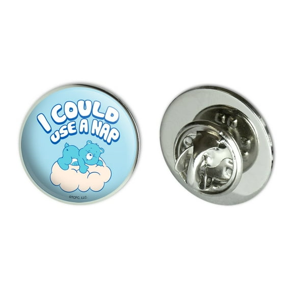 Care Bears Bedtime Bear I Could Use a Nap Metal 0.75" Lapel Hat Pin Tie Tack Pinback