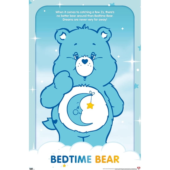 Care Bears - Bedtime Bear Wall Poster, 22.375" x 34"