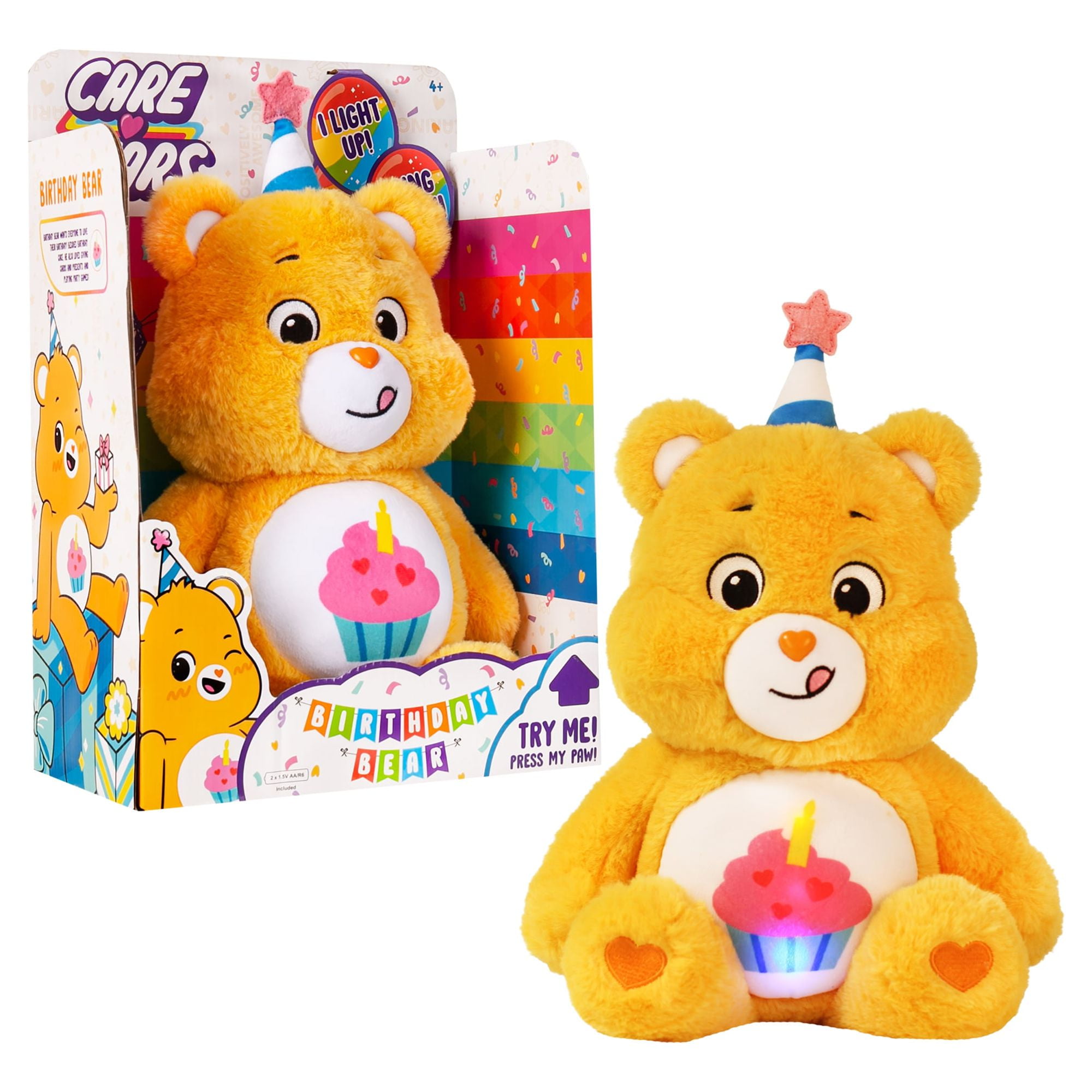 Care Bears - Birthday Bear with Lights and Sounds - Only at Walmart!
