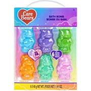 Care Bears Bubblegum Scented Bath Bombs for Kids Bear Molded Kids Bath Bombs Bath Accessories, 6pcs