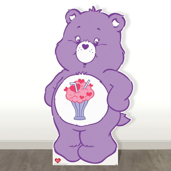 Prime Party Care Bears Life-Size Cardboard Standup Set of 10, Party Decoration Photo Prop, 64 in