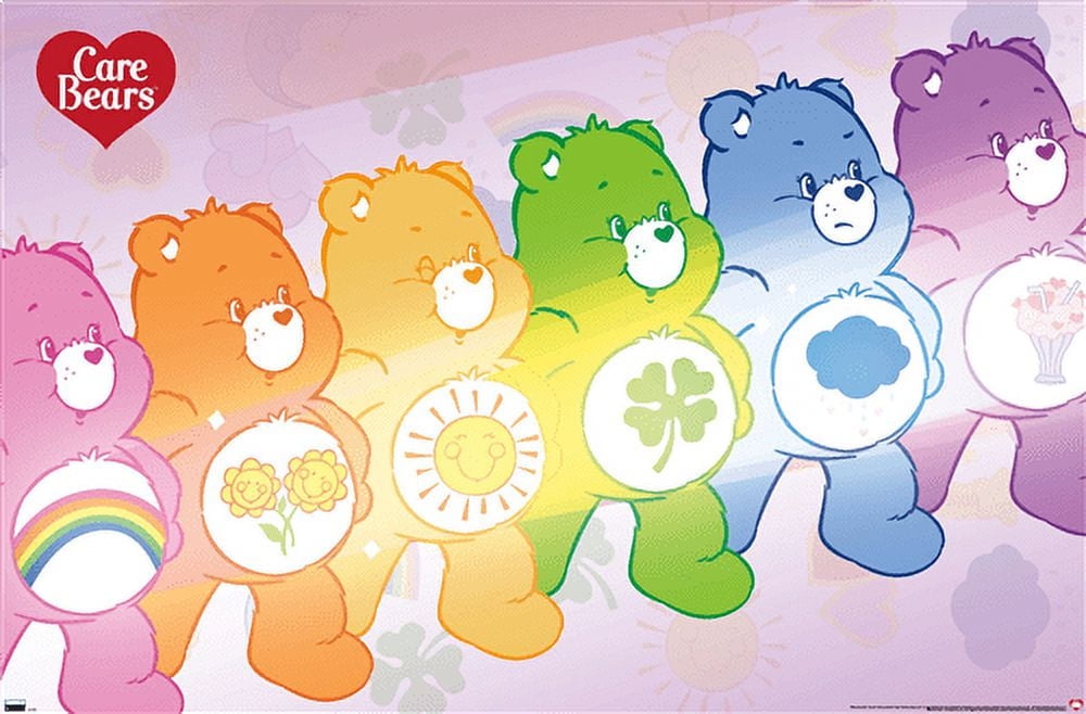 Trends International Care Bears - Care Bear Stare Wall Poster, Room ...