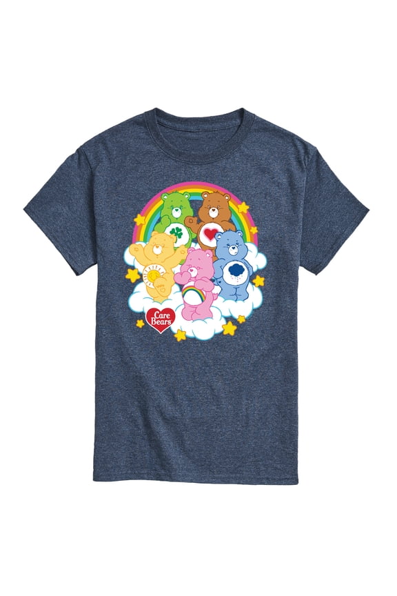 - Care Bears Group On Clouds - Men's Short Sleeve Graphic T-Shirts