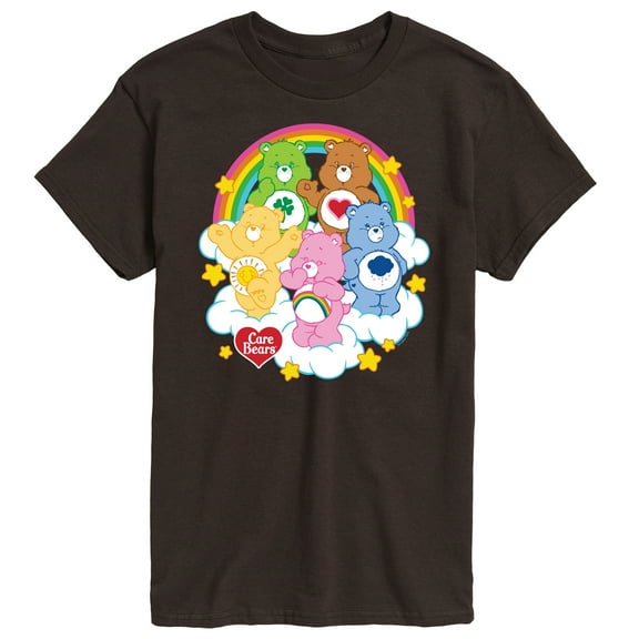 Care Bears - Care Bears Group On Clouds - Men's Short Sleeve Graphic T-Shirts