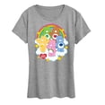 thumbnail image 1 of Care Bears - Care Bears Group On Clouds -  Women's Short Sleeve Graphic T-Shirt, 1 of 5