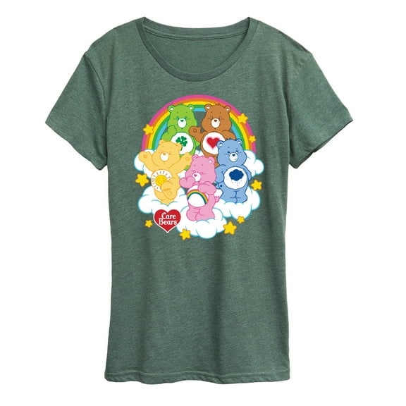 Care Bears - Care Bears Group On Clouds - Women's Short Sleeve Graphic T-Shirt