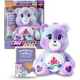 Care Bears CareaLot Bear 40th Anniversary Purple Plushie for Ages