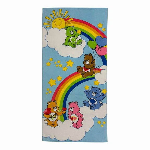Care Bears Cares A Lot Kids Beach Towel