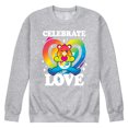 thumbnail image 1 of Care Bears - Celebrate Love - Men's Crew Fleece Sweatshirt, 1 of 4