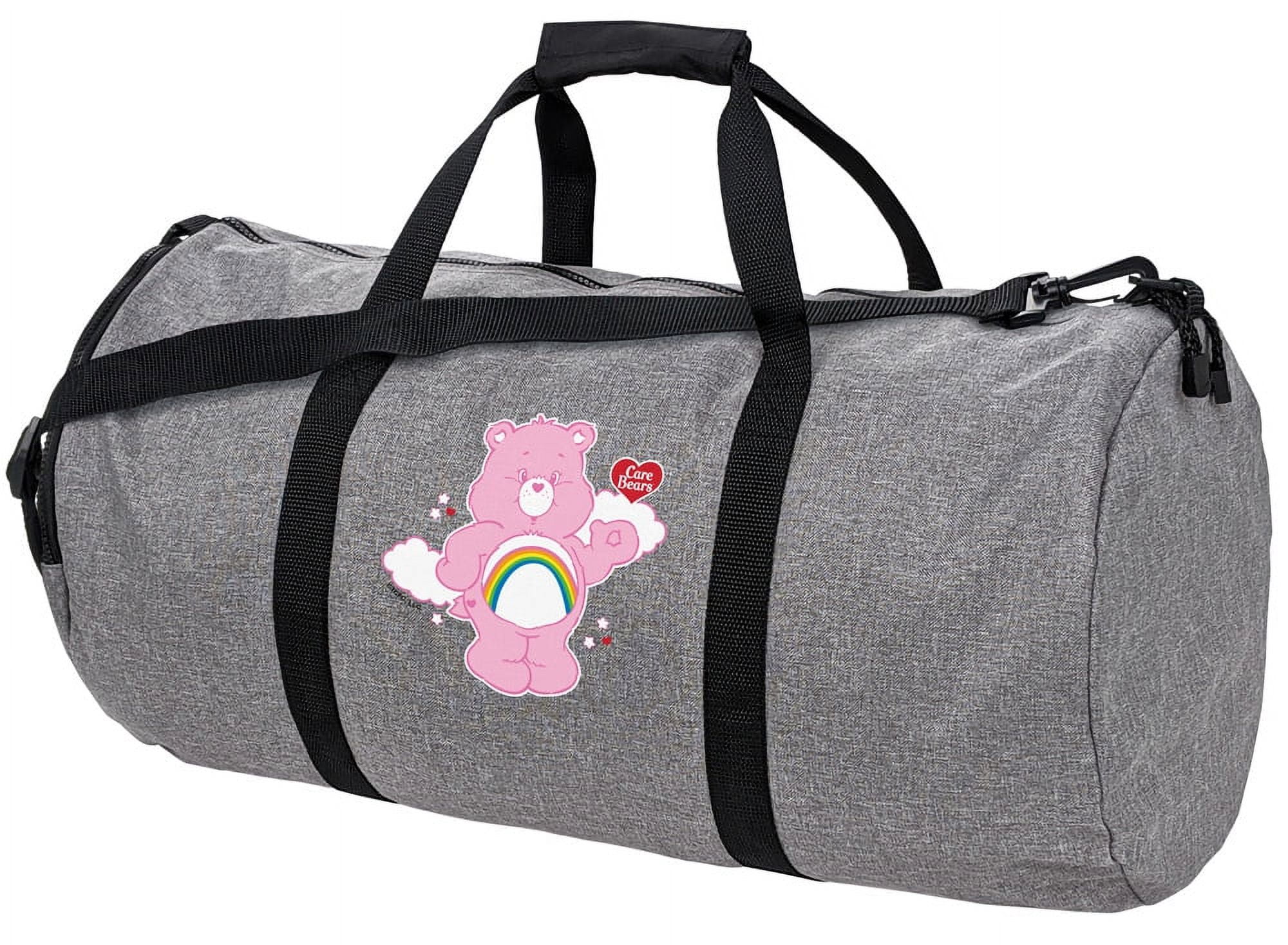 Care Bears Cheer Bear Clouds Lightweight Duffel Bag for Sports and Gym Packable for Travel
