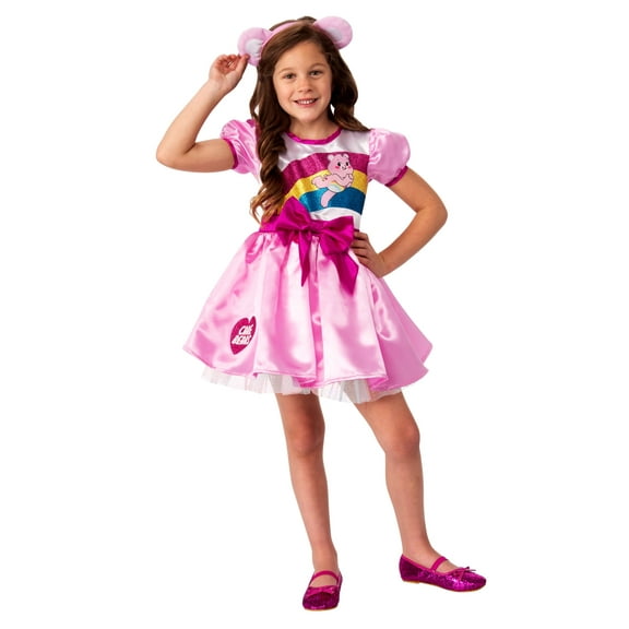 Care Bears: Cheer Bear Dress Costume for Kids by Rubies, Girls XS