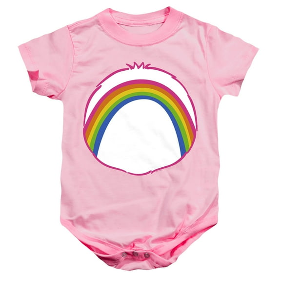 Care Bears Cheer Belly Unisex Infant Snap Suit for Baby (6 Months) Pink