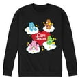 thumbnail image 1 of Care Bears - Classic Heart Logo - Men's Crew Fleece Sweatshirt, 1 of 5