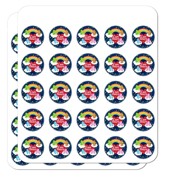 Care Bears Classic Logo Group Planner Calendar Scrapbooking Crafting Stickers