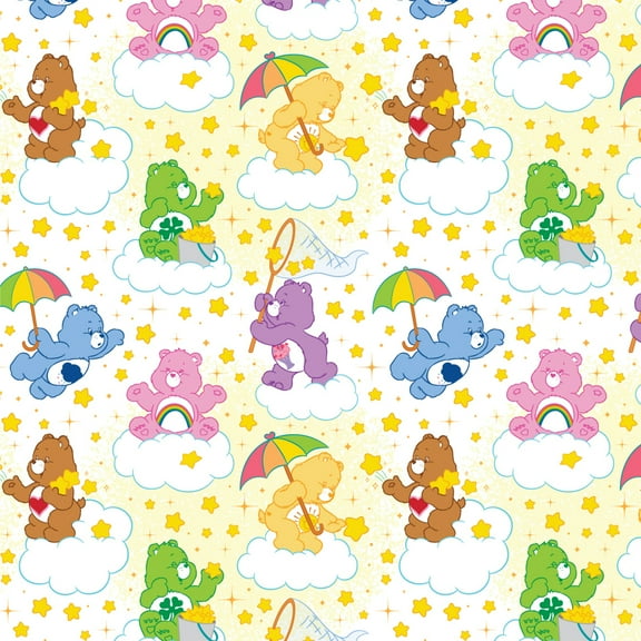 Care Bears Cloud Pattern Premium Roll Gift Wrap Wrapping Paper