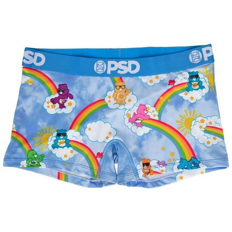 Care Bears Cloudland Microfiber Blend PSD Boy Shorts Underwear - Small 