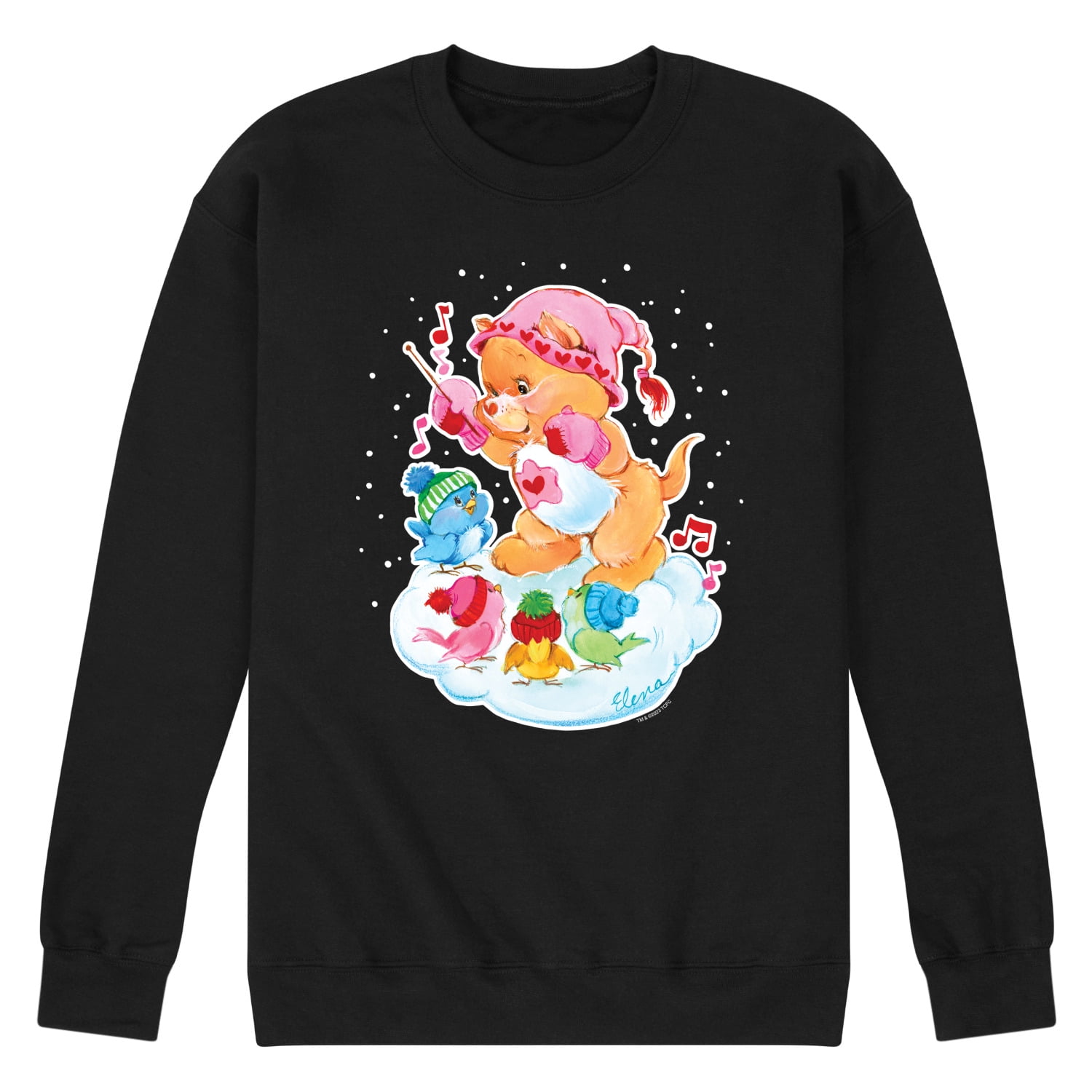 Care Bears Cousin Proud Heart Cat Winter Men's Crew Fleece