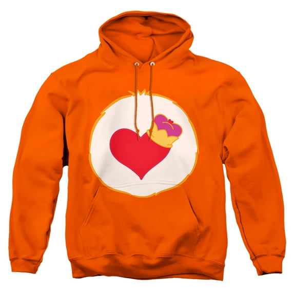 Care Bears Cousins Brave Heart Lion Belly Adult Pull-Over Hoodie, Orange, 2X-Large