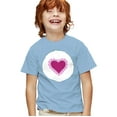 thumbnail image 1 of Care Bears Cousins Gentle Heart Lamb Belly Kids T Shirt for Youth Boys and Girls, Light Blue, X-Small, 1 of 3