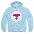 thumbnail image 1 of Care Bears Cousins Swift Heart Rabbit Belly Adult Pull-Over Hoodie, Light Blue, Medium, 1 of 4