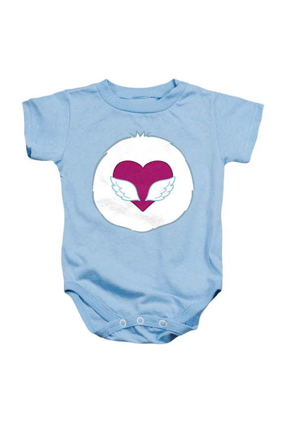 Cousins Swift Heart Rabbit Belly Unisex Infant Snap Suit for Baby, Light Blue, Large